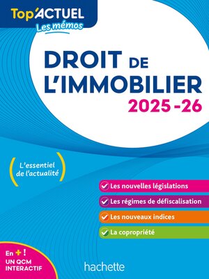 cover image of Top'Actuel Droit de l'immobilier  2025-2026